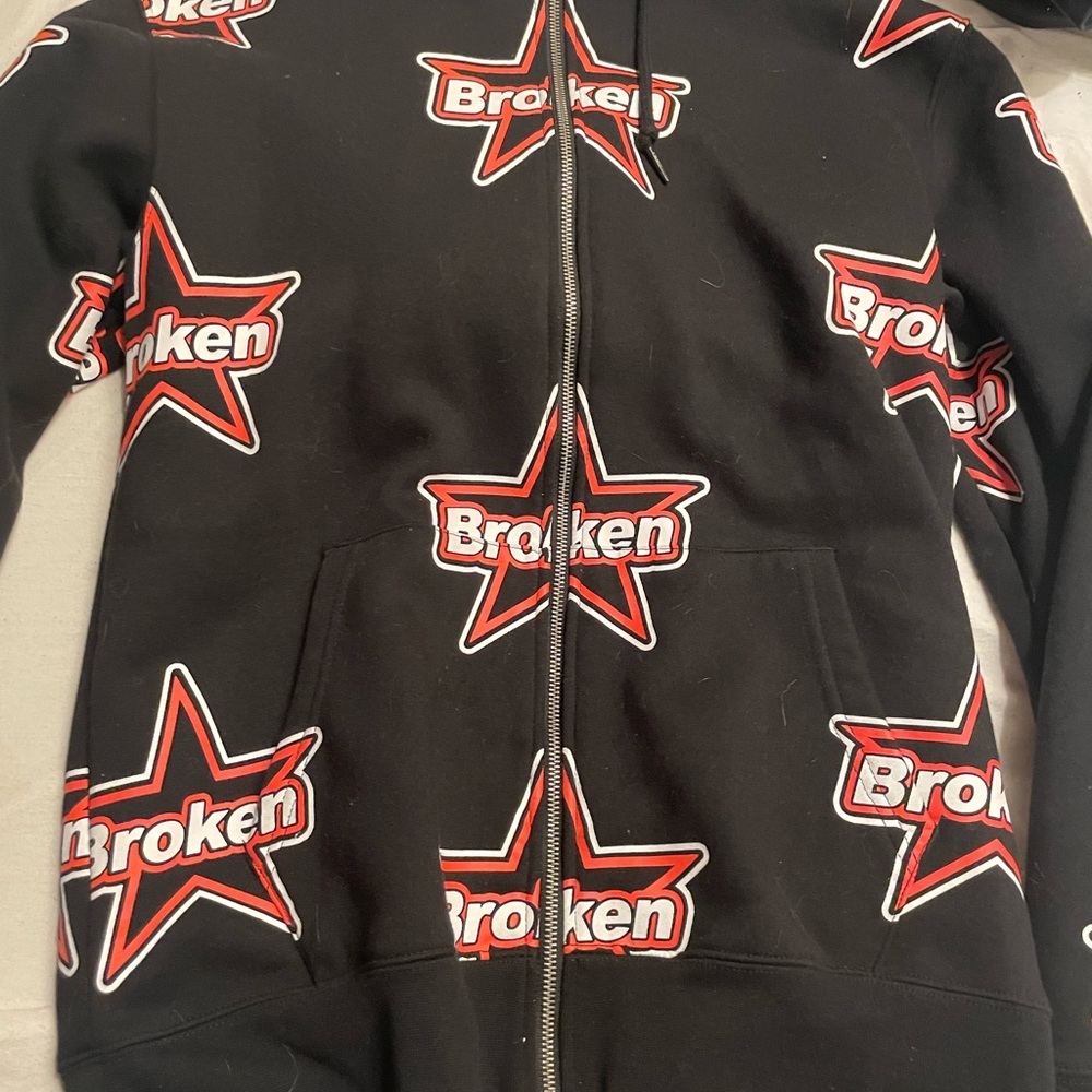 broken promise hoodie, size medium, just sits around and has only been used once
